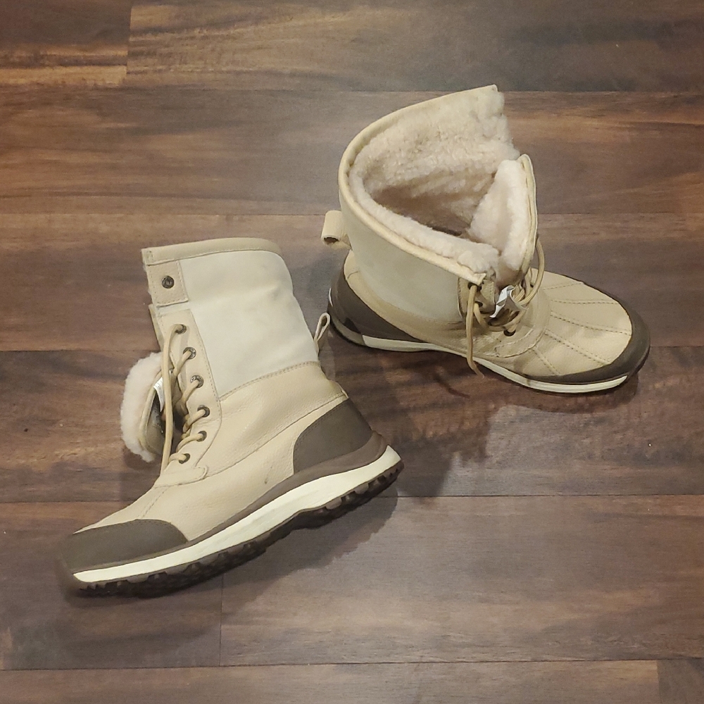 Women's Beige Winter Boots